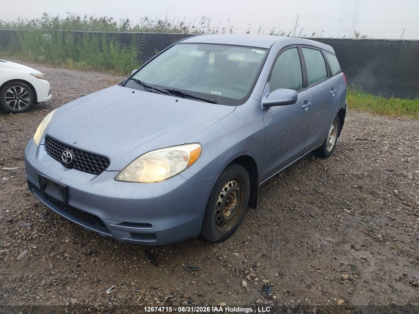 2004 Toyota Matrix, Rear, IAAI, VIN 2T1KR32E04C8C4208 — photo 2