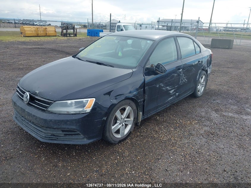 Vin: 3vw1k7aj7fm356611, lot: 3078308, volkswagen jetta 2.0l trendline/2.0l trendline+ 20152