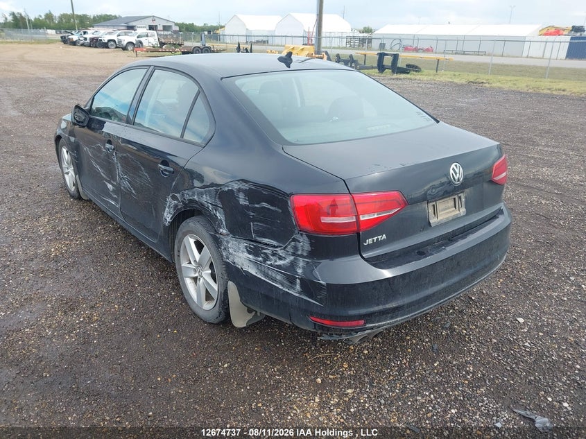 Vin: 3vw1k7aj7fm356611, lot: 3078308, volkswagen jetta 2.0l trendline/2.0l trendline+ 20153
