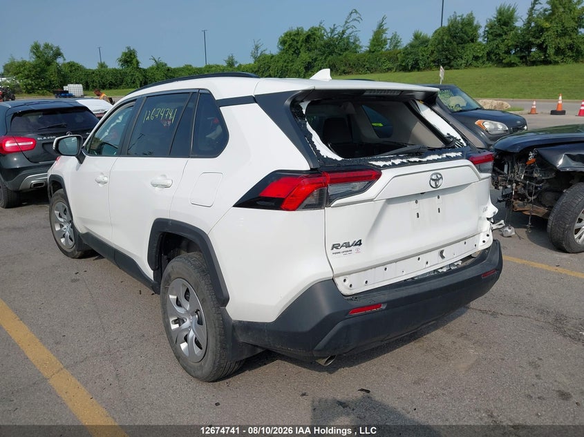 Vin: 2t3z1rfv1mc113888, lot: 3078312, toyota rav4 le 20213