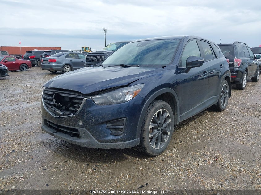 2016 Mazda CX-5, Удар спереди, IAAI, VIN JM3KE4DY5G0841282 — фото 2