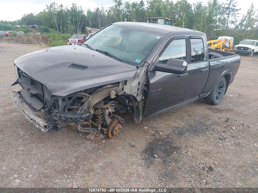 2015 RAM 1500, Front, IAAI, VIN 1C6RR7HT9FS504586 — photo 2