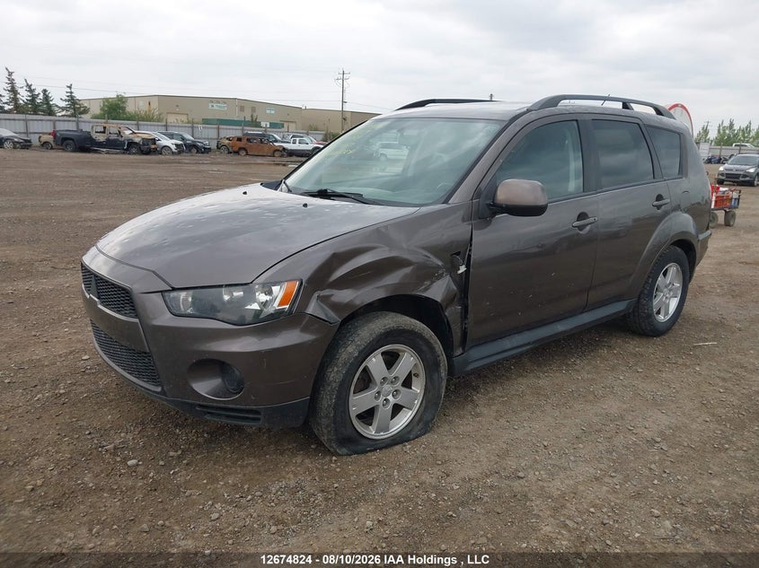 2012 Mitsubishi Outlander, Удар спереду, IAAI, VIN JA4AT2AW1CU610068 — фото 2