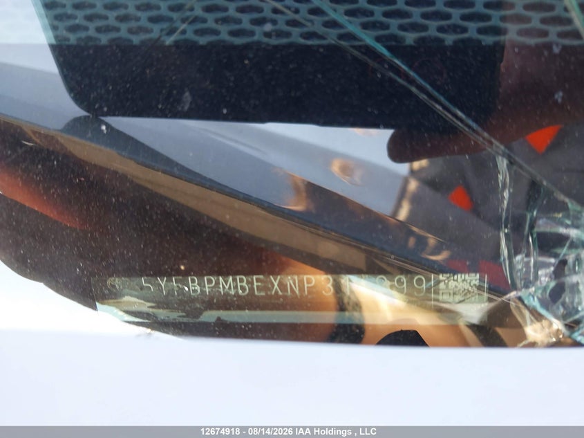 2022 TOYOTA COROLLA SEDAN 1.8L I-4 DOHC, VVT, 139HP