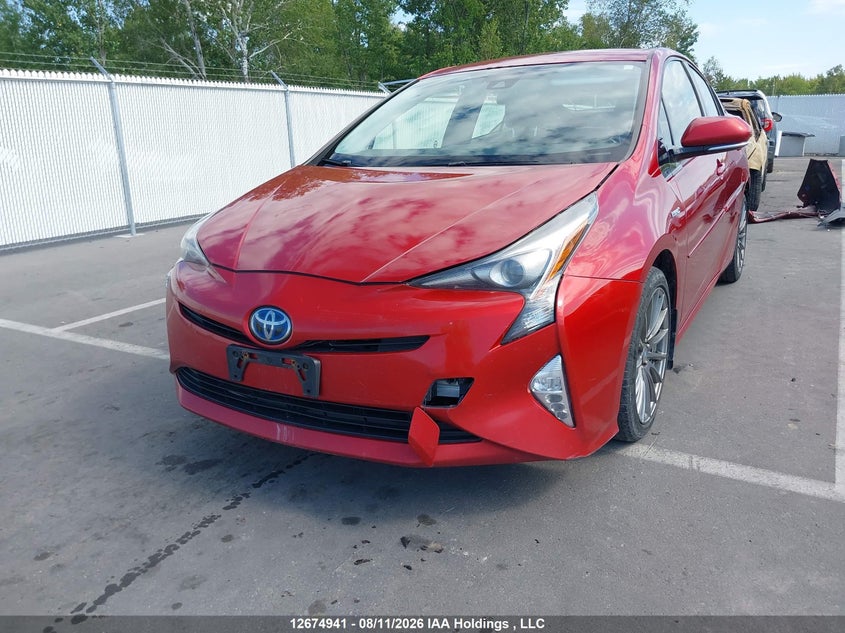 Vin: jtdkarfu2j3058048, lot: 3078518, toyota prius touring 20182