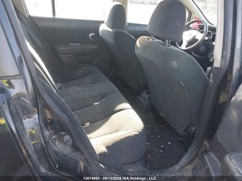 2012 NISSAN VERSA HATCHBACK 1.8L I-4 DOHC, VVT, 122HP
