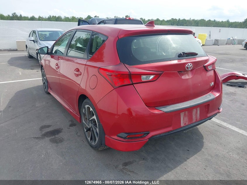 Vin: jtnkarje7hj542945, lot: 3078543, toyota corolla im 20173