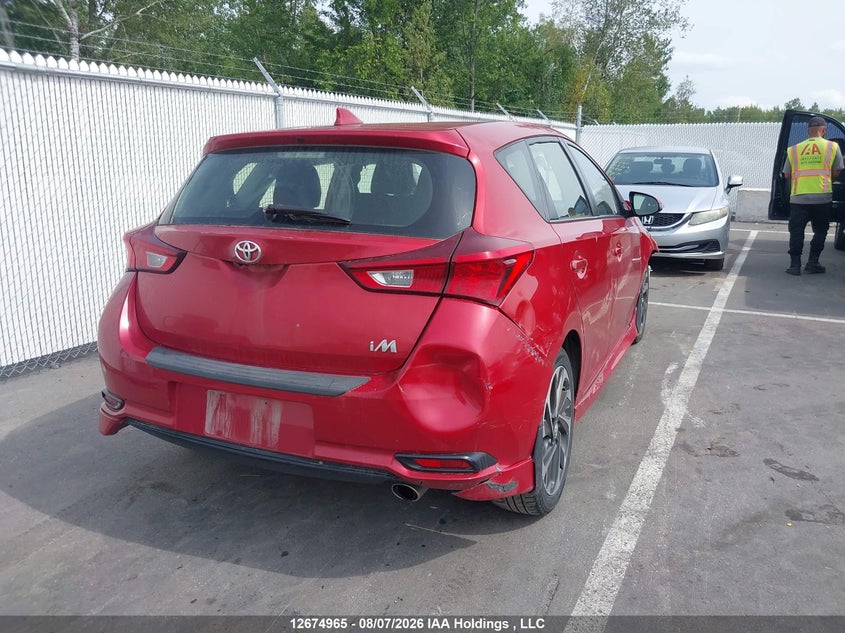 Vin: jtnkarje7hj542945, lot: 3078543, toyota corolla im 20174