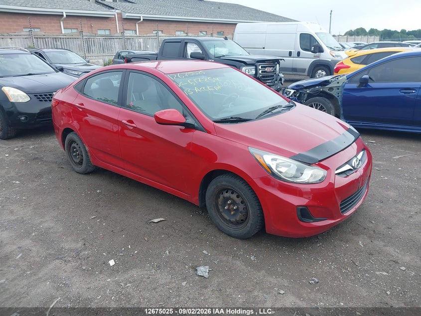 Vin: kmhct4ae6du517254, lot: 3078603, hyundai accent gl 2013 img_1