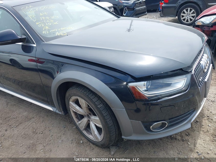 2014 AUDI A4 ALLROAD WAGON 2.0L I-4 DI, DOHC, VVT, TURBO, 220HP