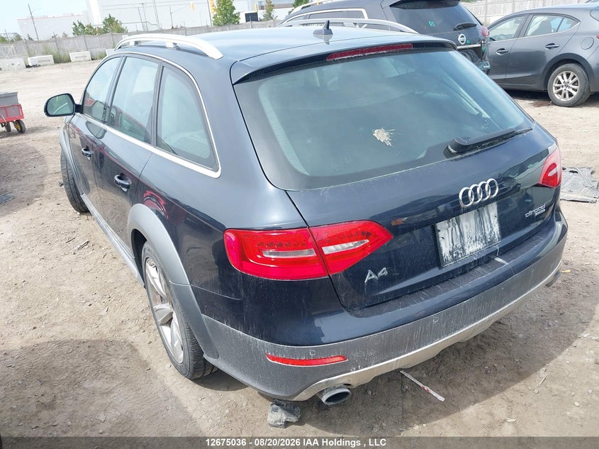 2014 AUDI A4 ALLROAD WAGON 2.0L I-4 DI, DOHC, VVT, TURBO, 220HP