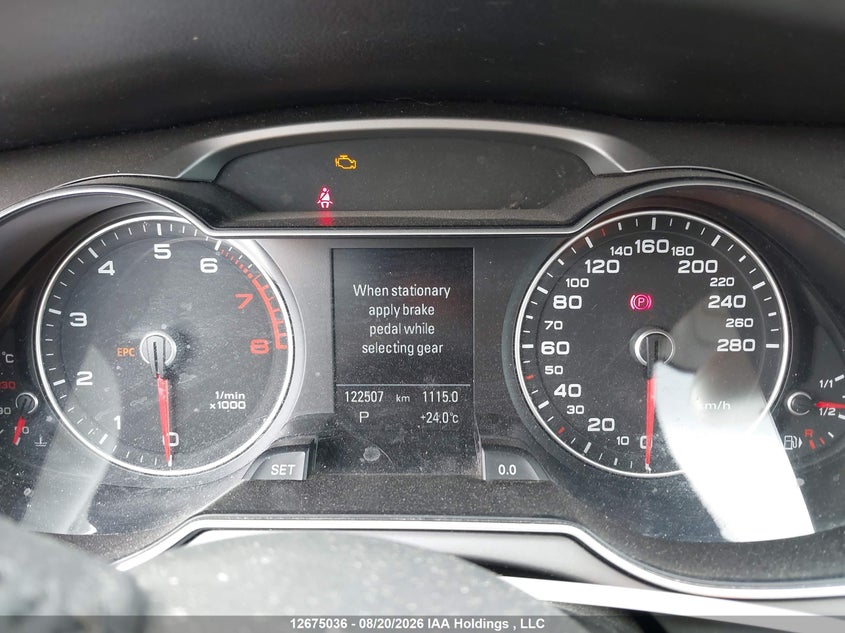 2014 AUDI A4 ALLROAD WAGON 2.0L I-4 DI, DOHC, VVT, TURBO, 220HP