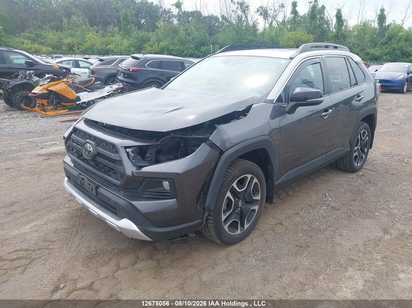 2019 Toyota RAV 4, Удар спереду, IAAI, VIN 2T3J1RFV0KW017470 — фото 2