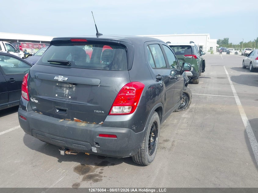Vin: 3gncjkeb8el193824, lot: 3078663, chevrolet trax ls 20144