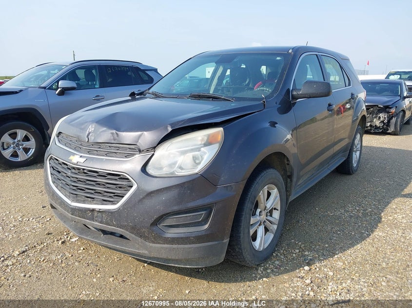 2016 Chevrolet Equinox, Удар спереди, IAAI, VIN 2GNFLEEK8G6264262 — фото 2