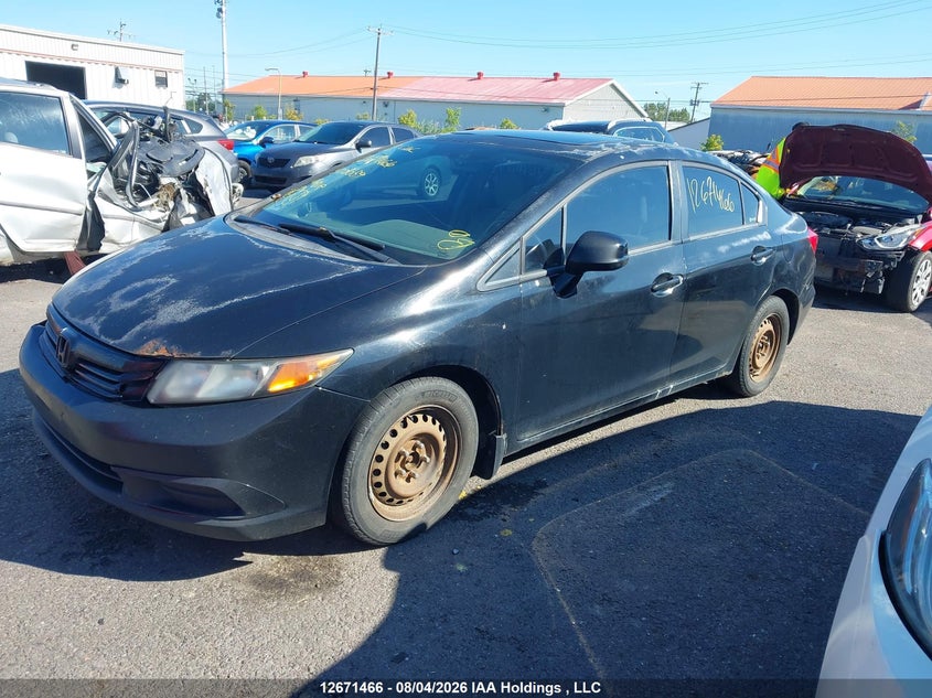 Vin: 2hgfb2f55ch007059, lot: 3078725, honda civic ex 20122