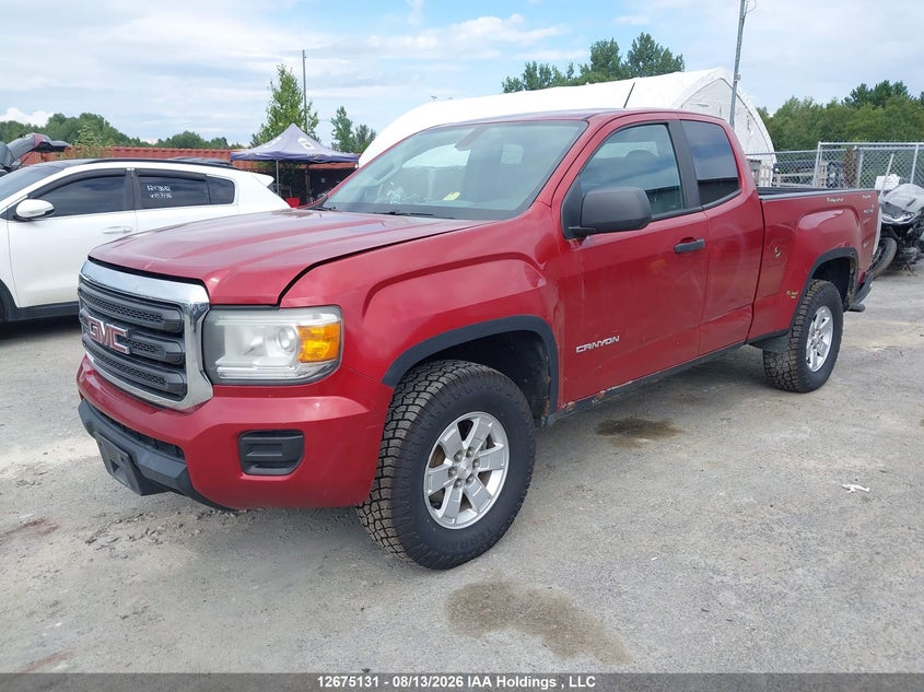 2016 GMC Canyon, Rear, IAAI, VIN 1GTH6BE39G1205420 — photo 2