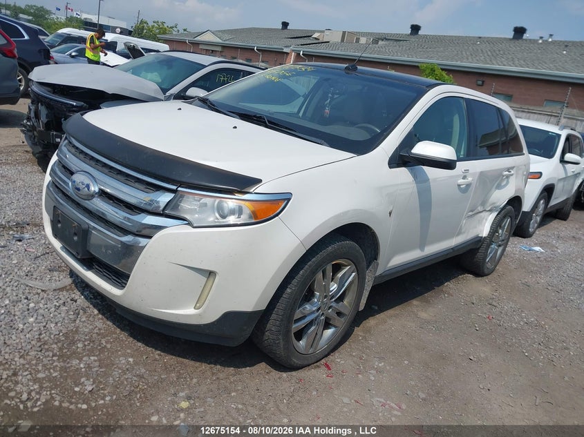 2013 Ford Edge, Left Side, IAAI, VIN 2FMDK4JC5DBC90408 — photo 2
