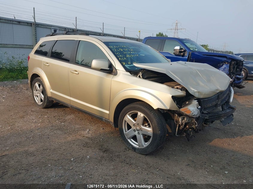 2010 Dodge Journey Sxt, Удар спереди, IAAI, VIN 3D4PG5FV5AT205072