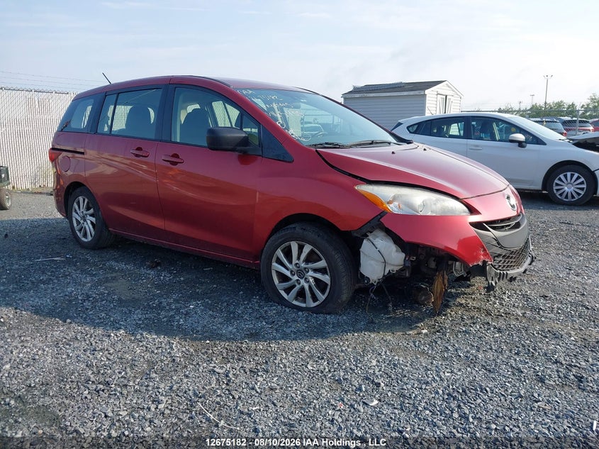 2014 Mazda 5 Touring, Front, IAAI, VIN JM1CW2CL2E0165455