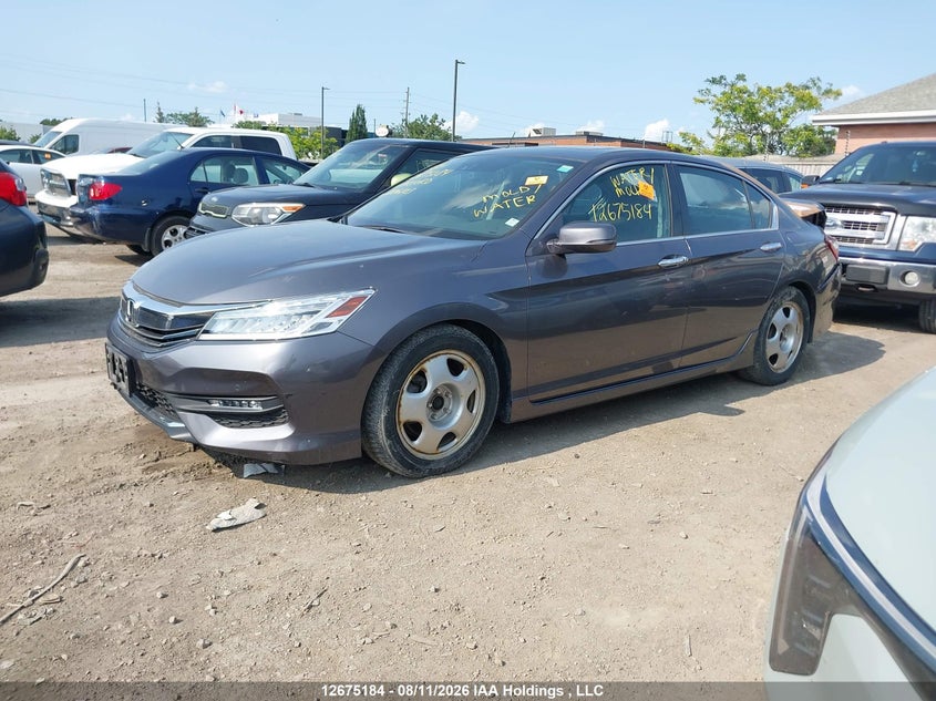 2017 Honda Accord Touring, Biohazard, IAAI, VIN 1HGCR2F0XHA806103 — photo 2