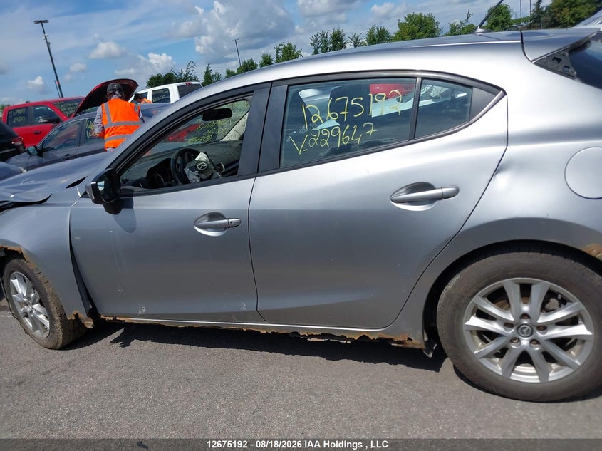 2015 MAZDA 3 HATCHBACK 2.0L I-4 DI, DOHC, VVT, 155HP