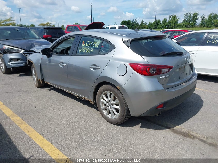 2015 MAZDA 3 HATCHBACK 2.0L I-4 DI, DOHC, VVT, 155HP