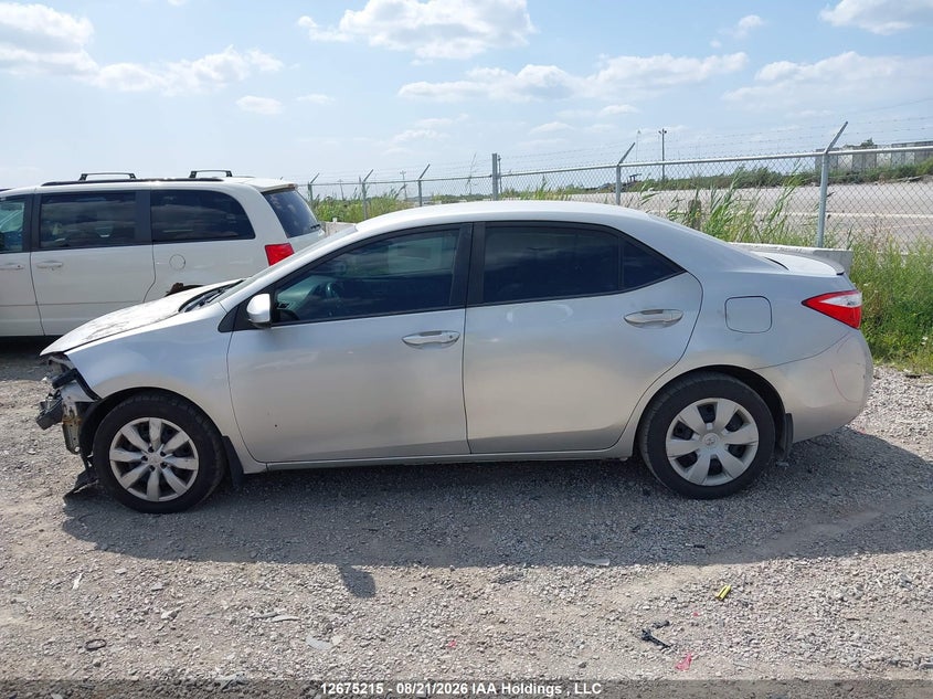 2015 TOYOTA COROLLA SEDAN 1.8L I-4 DOHC, VVT, 132HP