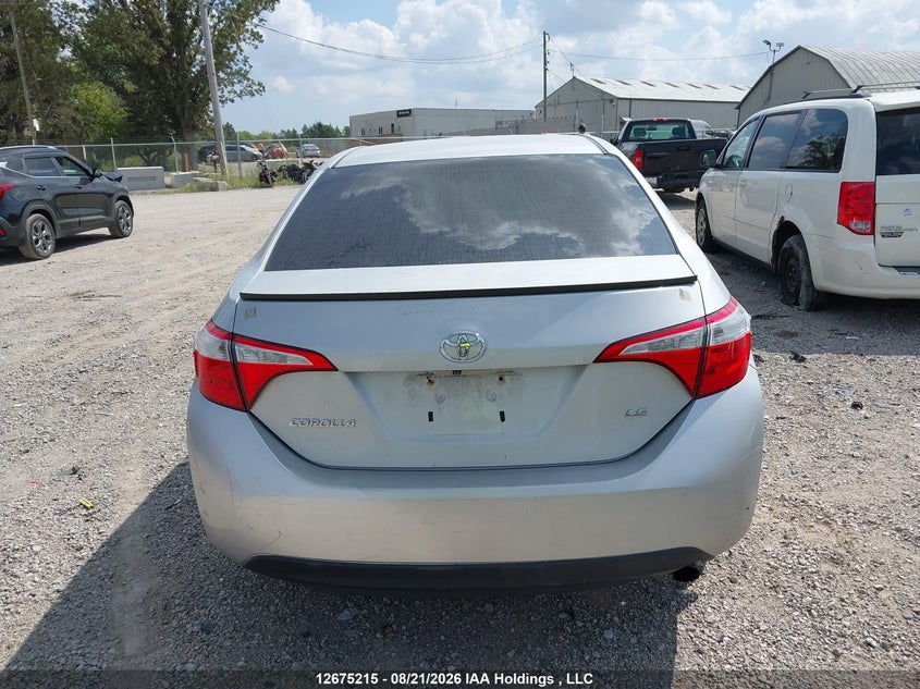 2015 TOYOTA COROLLA SEDAN 1.8L I-4 DOHC, VVT, 132HP