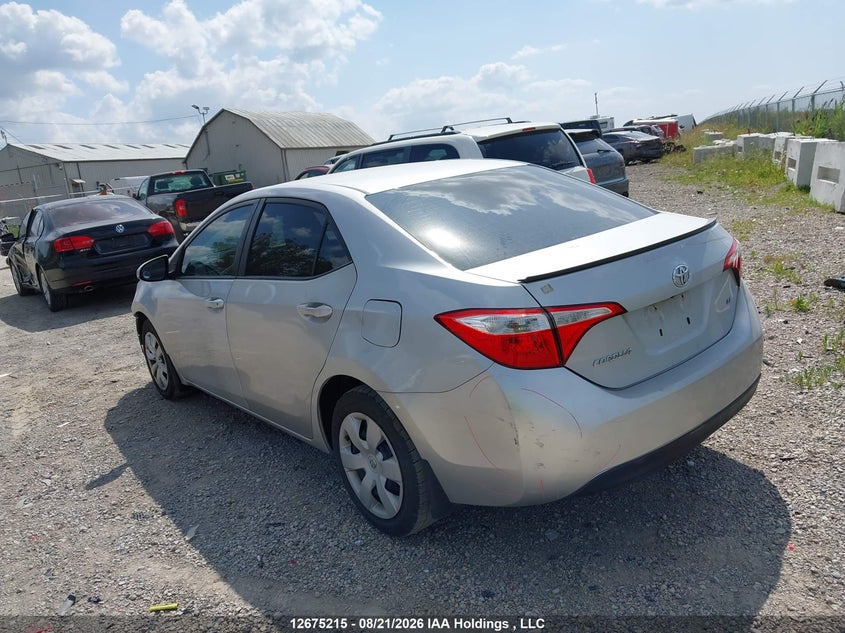 2015 TOYOTA COROLLA SEDAN 1.8L I-4 DOHC, VVT, 132HP