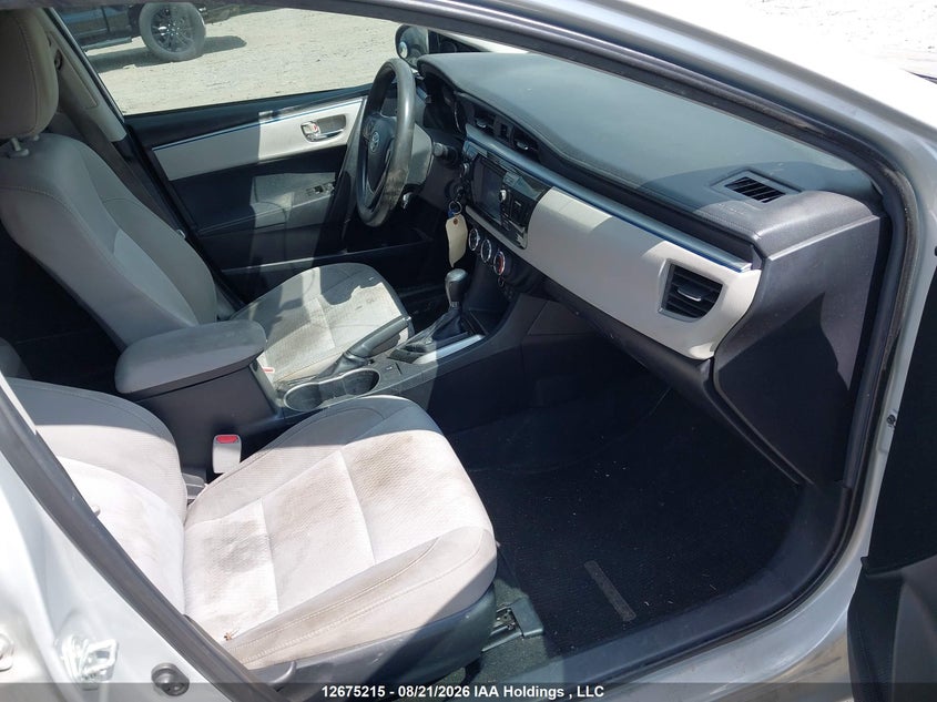 2015 TOYOTA COROLLA SEDAN 1.8L I-4 DOHC, VVT, 132HP