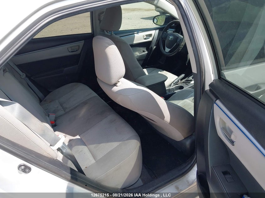 2015 TOYOTA COROLLA SEDAN 1.8L I-4 DOHC, VVT, 132HP