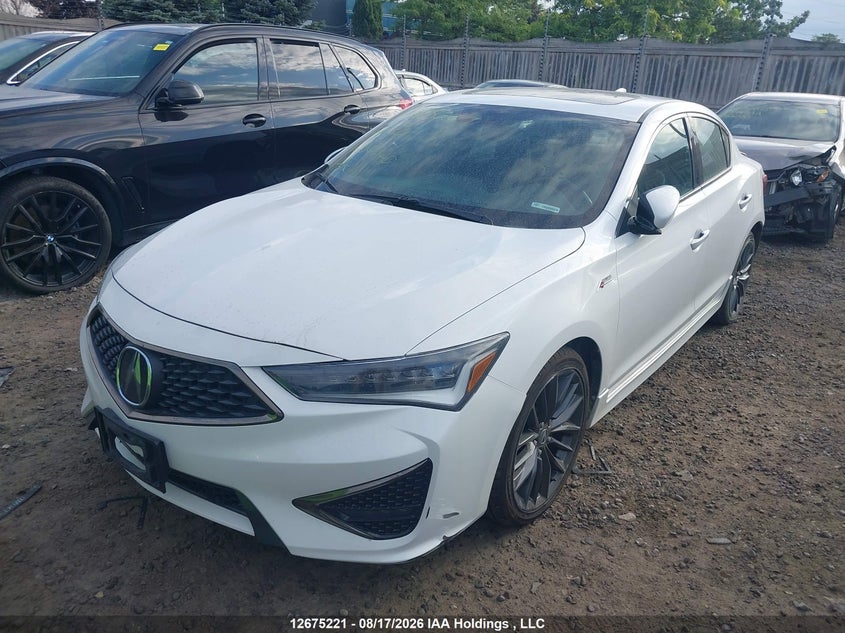 2022 Acura ILX, Rear, IAAI, VIN 19UDE2F87NA800020 — photo 2
