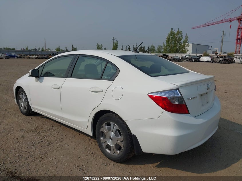 Vin: jhmfb4f2xcs800154, lot: 3078831, honda civic hybrid 20123