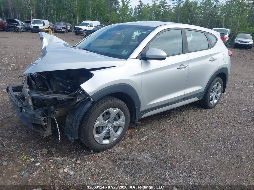 2018 Hyundai Tucson, Удар спереду, IAAI, VIN KM8J2CA4XJU835160 — фото 2