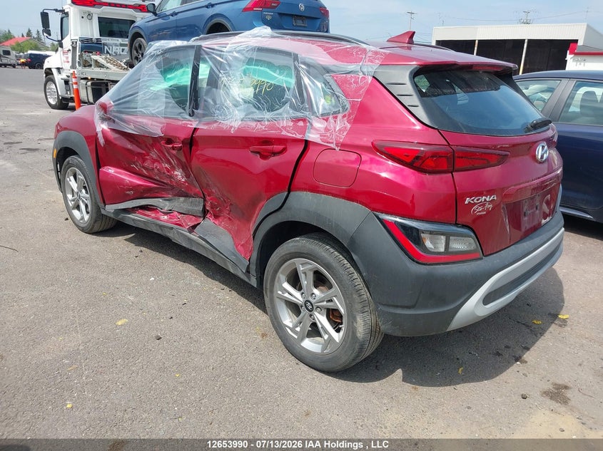 Vin: km8k2cab4pu028922, lot: 3078862, hyundai kona se 20233