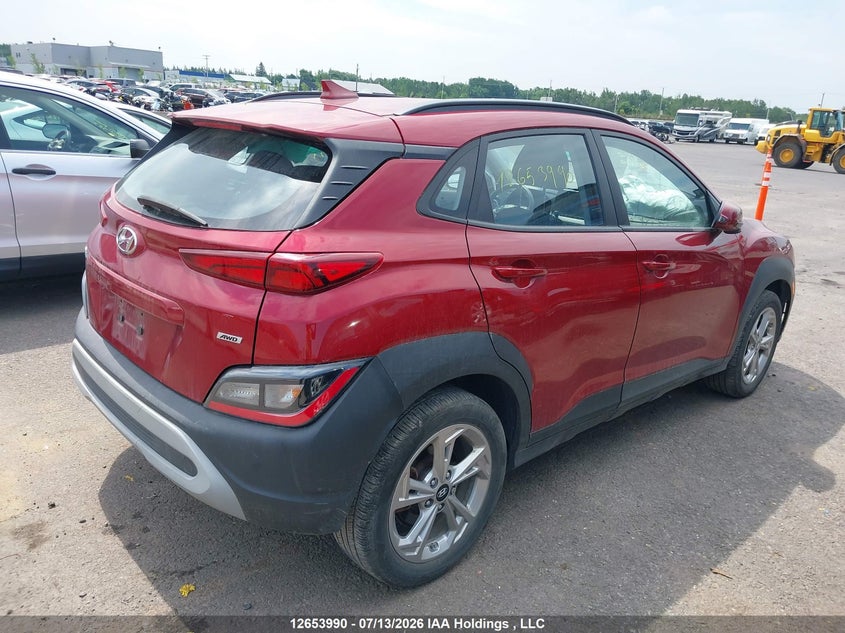 Vin: km8k2cab4pu028922, lot: 3078862, hyundai kona se 20234
