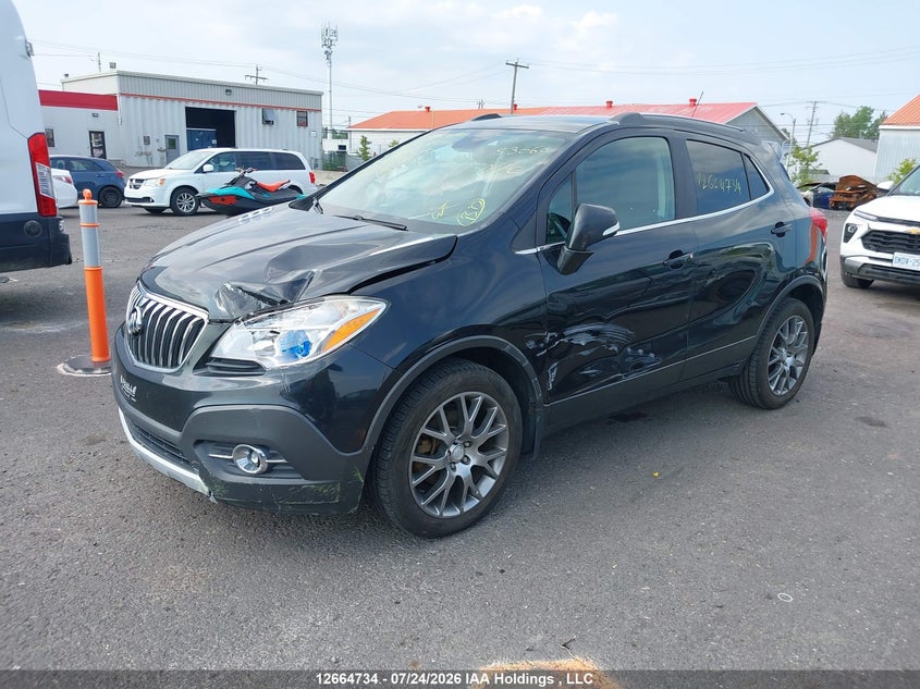 Vin: kl4cj2sm0gb677595, lot: 3078868, buick encore sport touring 20162
