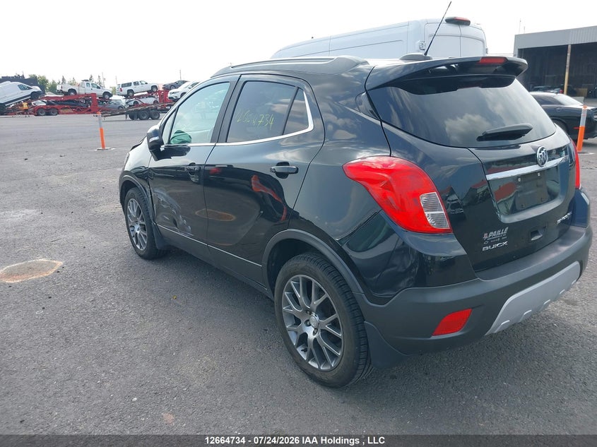 Vin: kl4cj2sm0gb677595, lot: 3078868, buick encore sport touring 20163