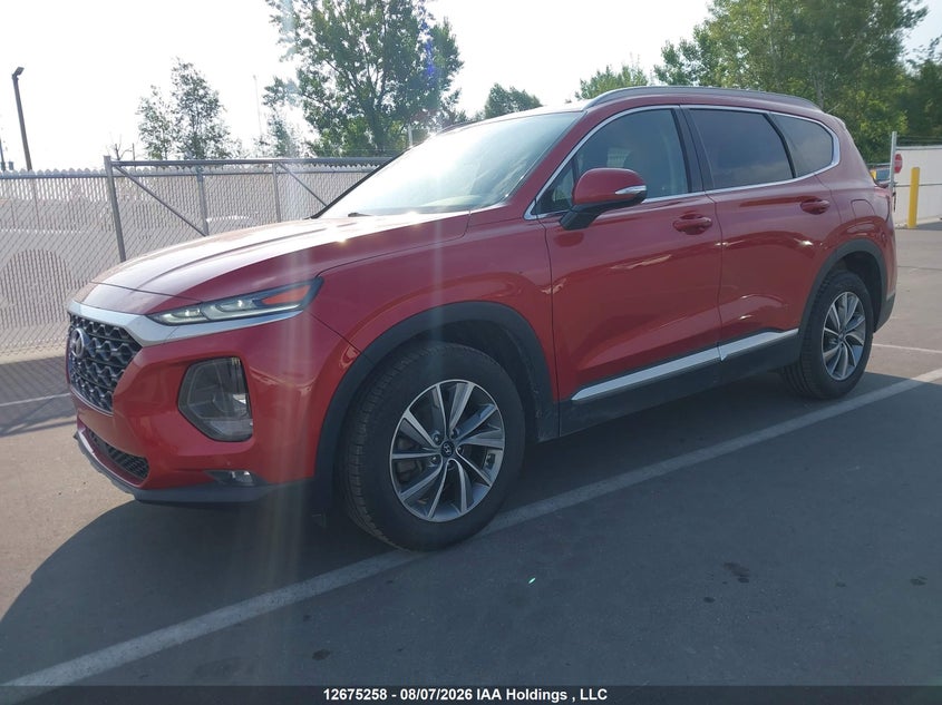 2019 Hyundai Santa Fe, Repossession, IAAI, VIN 5NMS3CAA8KH112489 — photo 2