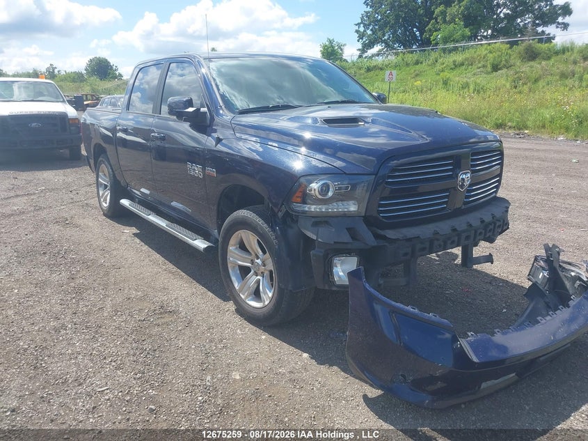 2016 Ram 1500, Удар спереди, IAAI, VIN 1C6RR7MT3GS378636