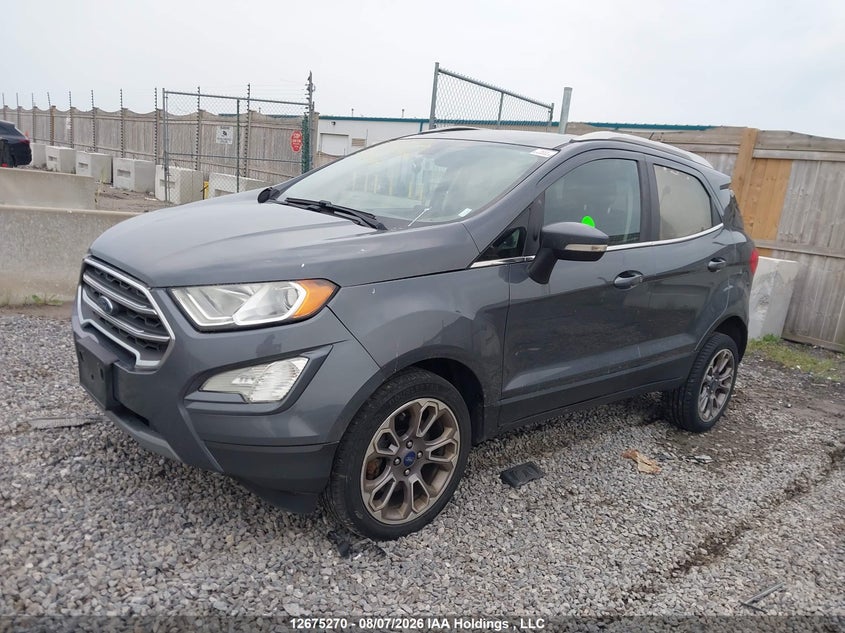 2020 Ford EcoSport, Изъятое, IAAI, VIN MAJ6S3KL3LC345495 — фото 2