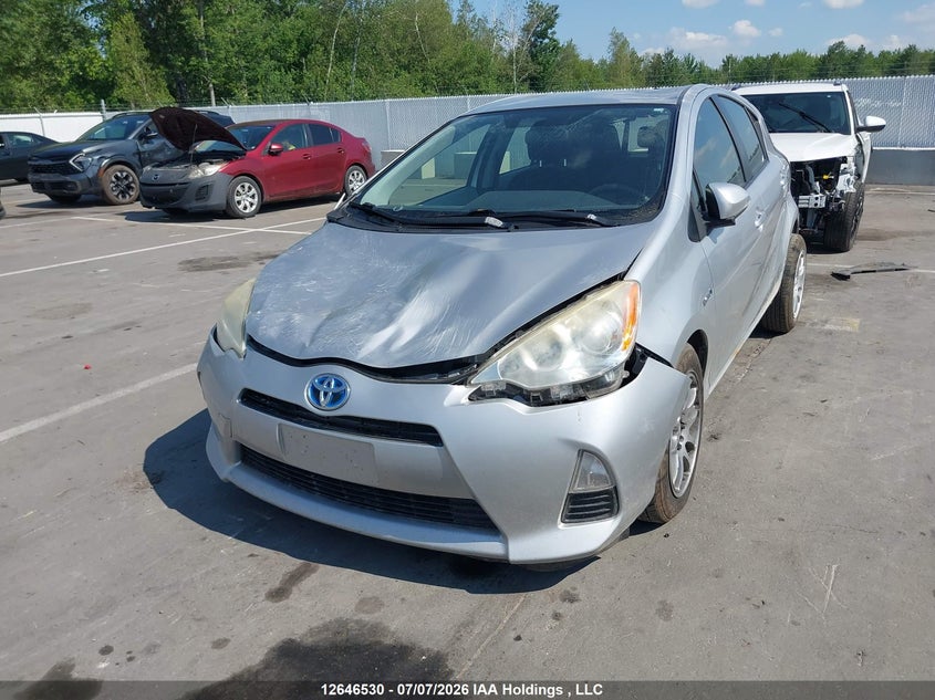 Vin: jtdkdtb34e1557906, lot: 3078932, toyota prius c 20142