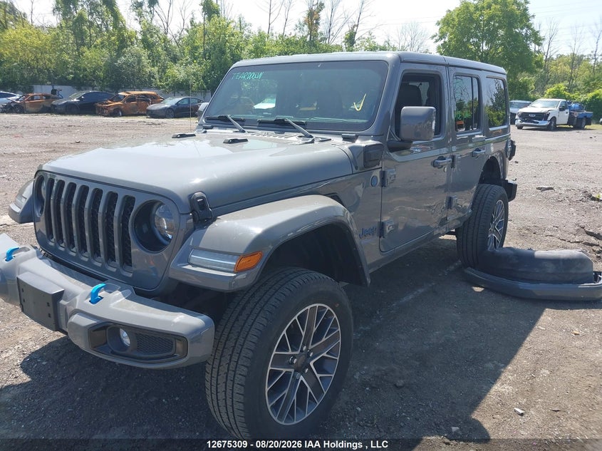 2023 Jeep Wrangler, Можливі проблеми з механікою, IAAI, VIN 1C4JJXP60PW647834 — фото 2