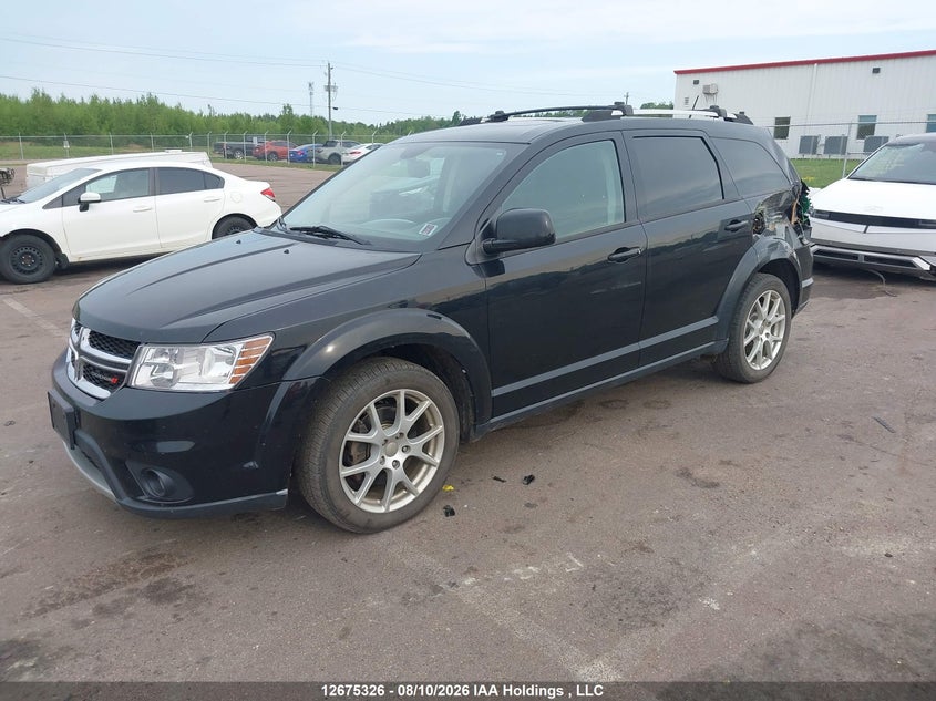 2014 Dodge Journey, Левый зад, IAAI, VIN 3C4PDCCG4ET250090 — фото 2