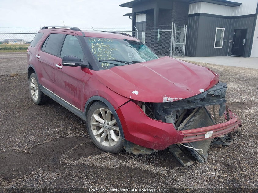 2013 Ford Explorer Xlt, Удар спереди, IAAI, VIN 1FM5K8D83DGB48988