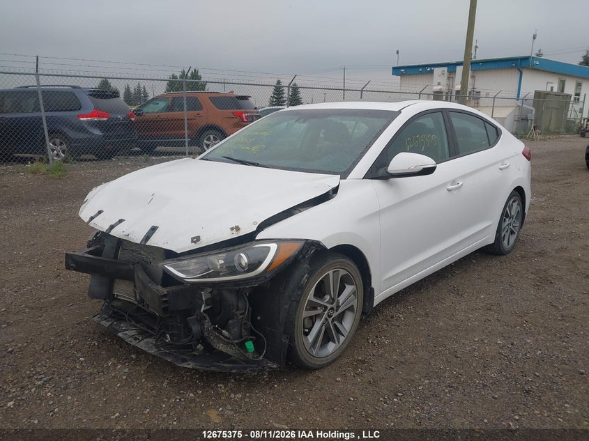 2018 Hyundai Elantra Sel/Value/Limited, Удар спереди, IAAI, VIN KMHD84LFXJU578565 — фото 2