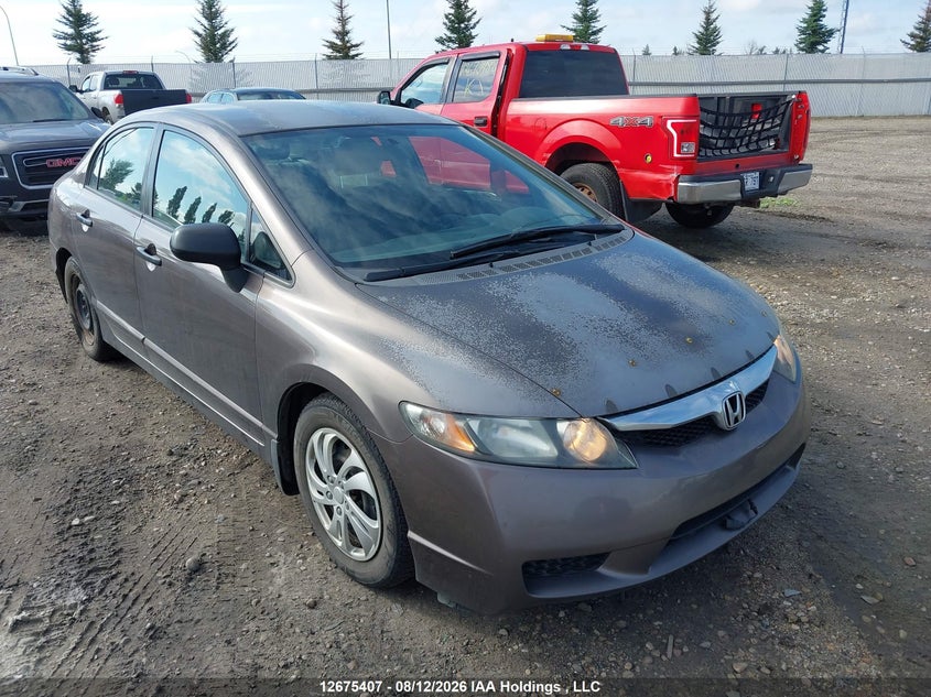 2009 Honda Civic Dx-G, Левый бок, IAAI, VIN 2HGFA16499H026551
