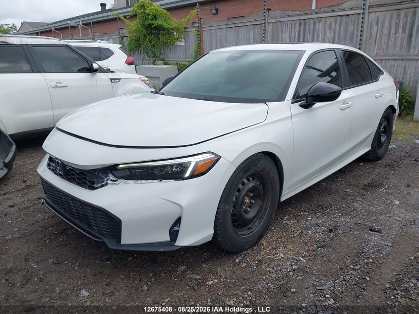 2025 Honda Civic, Rear, IAAI, VIN 2HGFE4F80SH009510 — photo 2