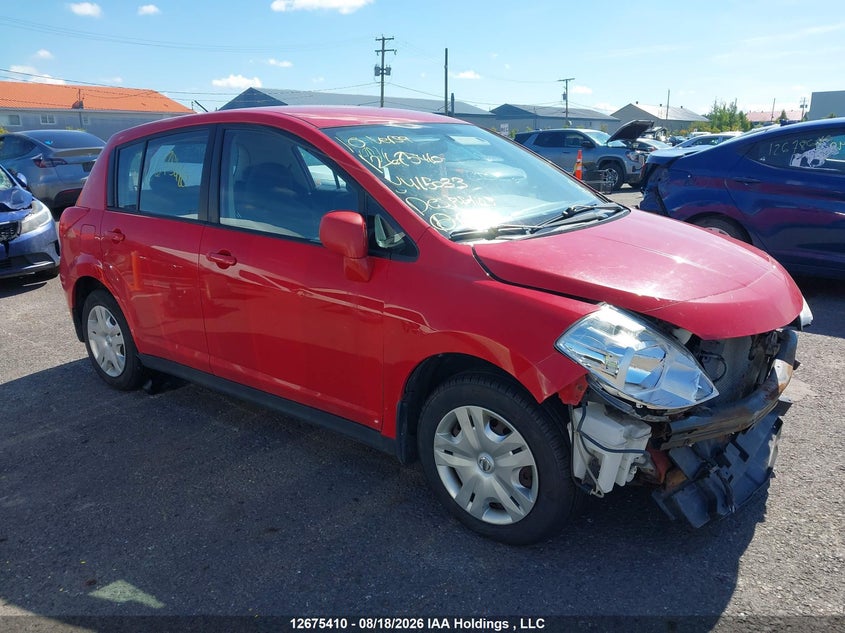 2010 Nissan Versa 1.8S, Front, IAAI, VIN 3N1BC1CP9AL415033
